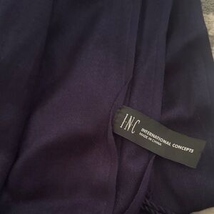 INC International Concepts Deep Purple Scarf